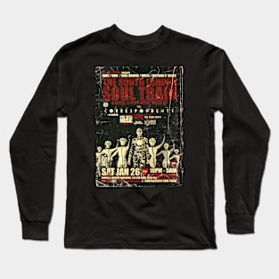 POSTER TOUR - SOUL TRAIN THE SOUTH LONDON 75 Long Sleeve T-Shirt